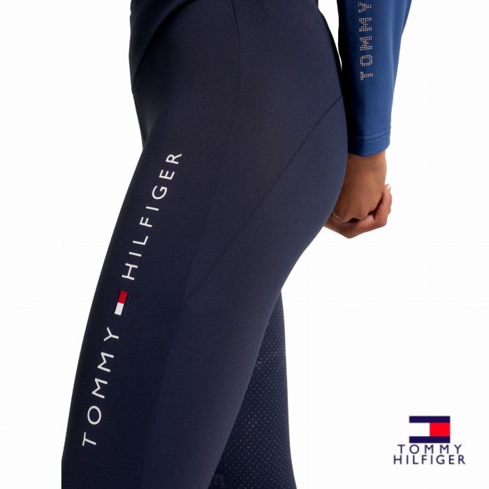 Tommy Hilfiger Equestrian legginsy Elmira - Desert Sky
