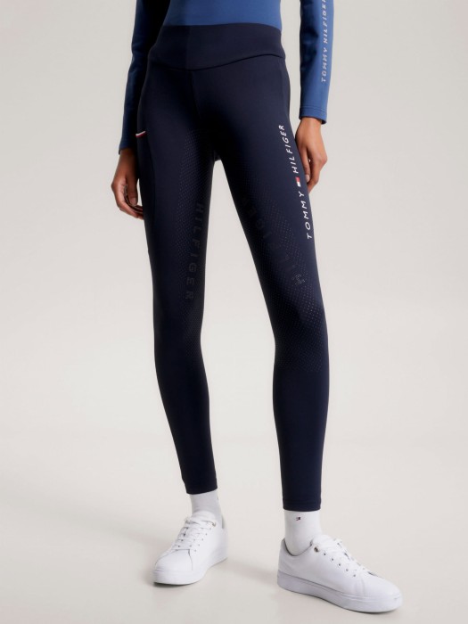 Tommy Hilfiger Equestrian legginsy Elmira - Desert Sky