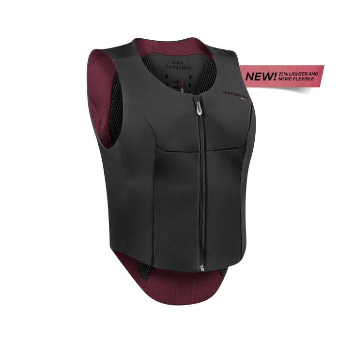 Komperdell Kamizelka ochronna Ballistic FlexFit Slim - czarno-burgundowa
