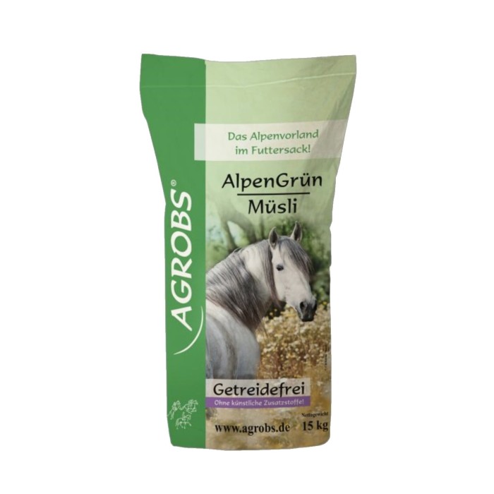 Agrobs Alpen Grun Musli 15 kg