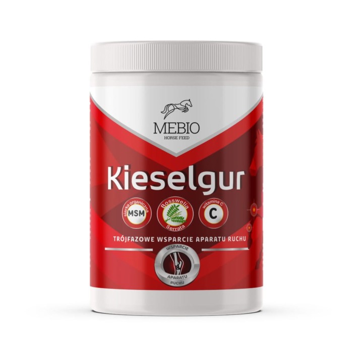 St. Hippolyt Mebio Kieselgur MSM+WIT. C trójfazowe wsparcie aparatu ruchu - 1 kg