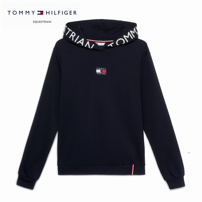 Tommy Hilfiger bluza jeździecka z kapturem Calgary - Desert Sky