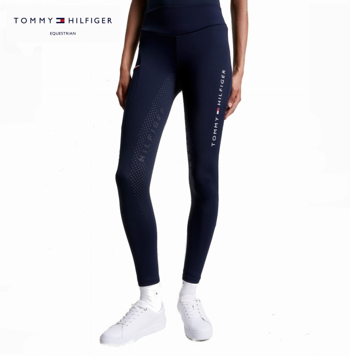 Tommy Hilfiger legginsy Elmira All-Year Full Grip - Desert Sky
