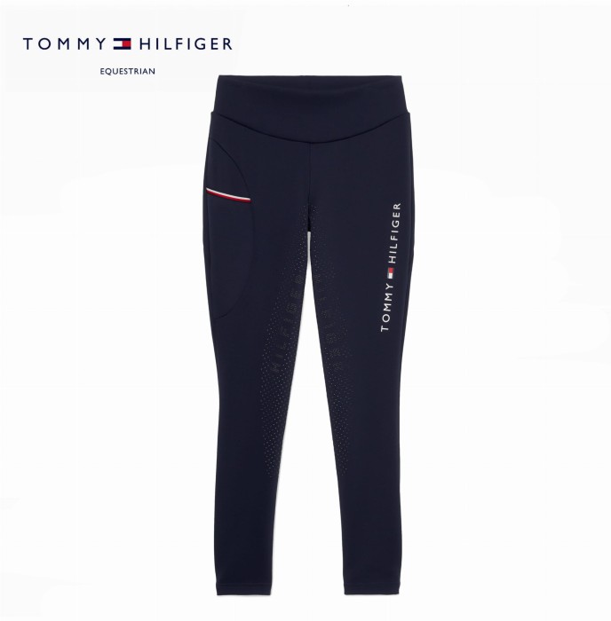 Tommy Hilfiger legginsy Elmira All-Year Full Grip - Desert Sky