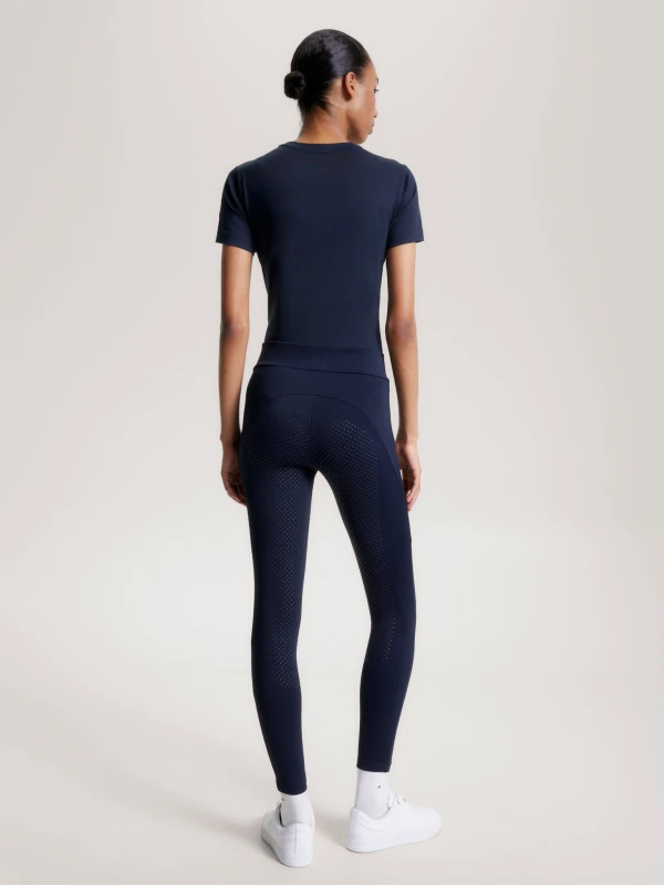 Tommy Hilfiger legginsy Elmira All-Year Full Grip - Desert Sky