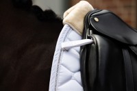 Eskadron czaprak Satin Basic - Biały