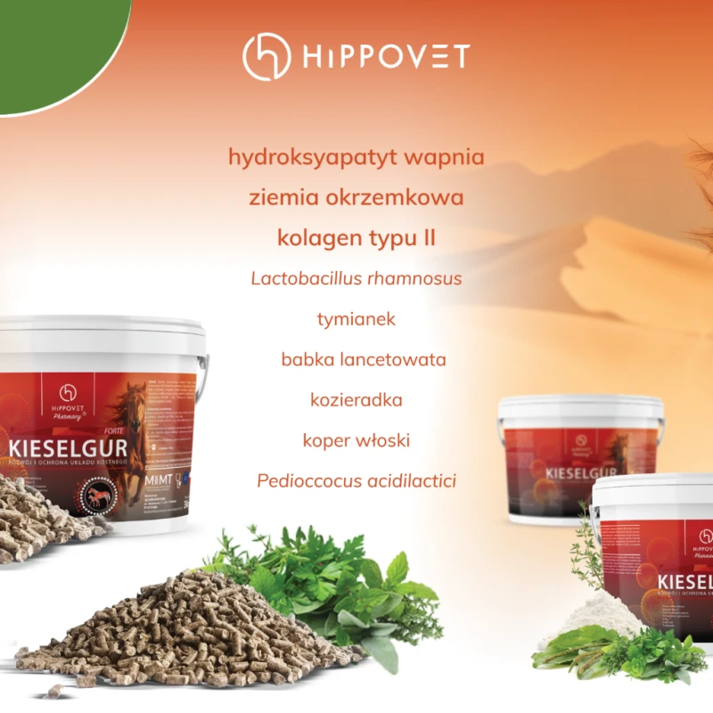 St. Hippolyt Hippovet Pharmacy Kieselgur Forte - Krzem