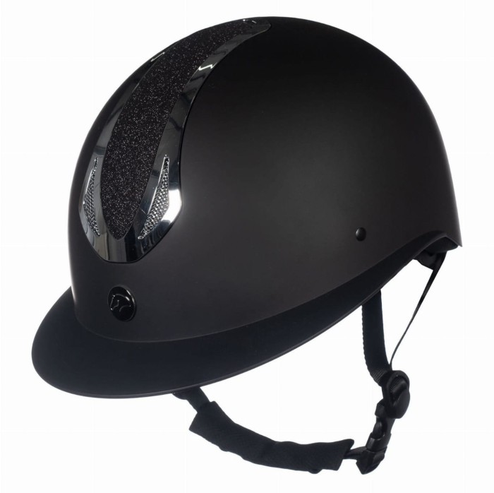 HKM Kask Illusion - czarny/srebrny