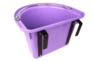 Kerbl żłób na paszę z zawiesiem i pałąkiem Yummy, 12 l, lawendowy