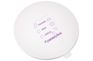 Kerbl zestaw miska na paszę, 6 l, lawendowa + pokrywka do miski Yummy