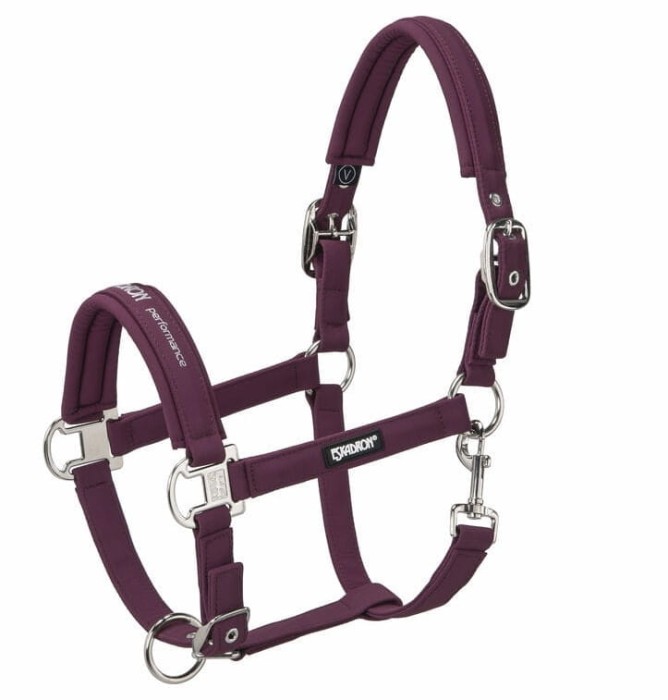 Eskadron kantar Double Pin Buckle Softshell Basic - Blackberry