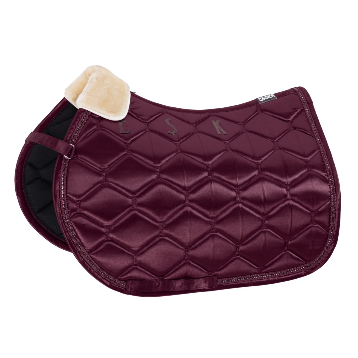 Eskadron czaprak Satin Basic - Blackberry