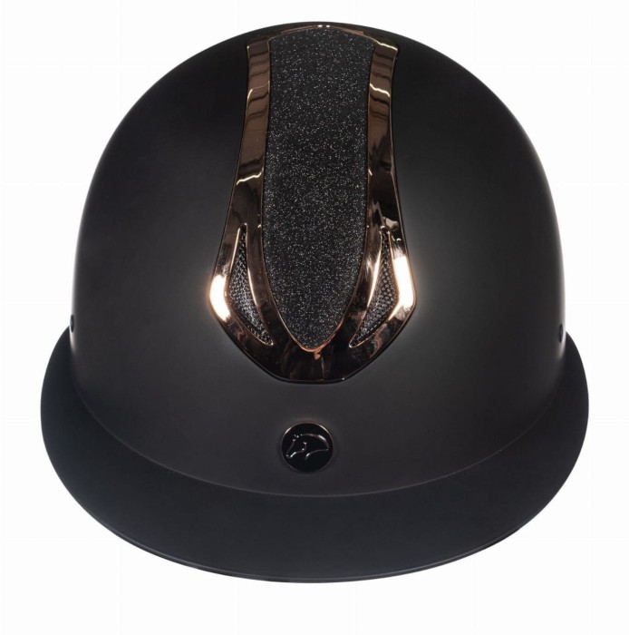 HKM Kask Illusion - czarny/rose gold