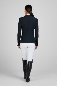 Pikeur damski frak jeździecki z siateczką Kjana Mesh 2600 Athleisure - Czarny