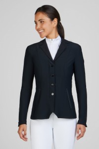 Pikeur damski frak jeździecki z siateczką Kjana Mesh 2600 Athleisure - Czarny