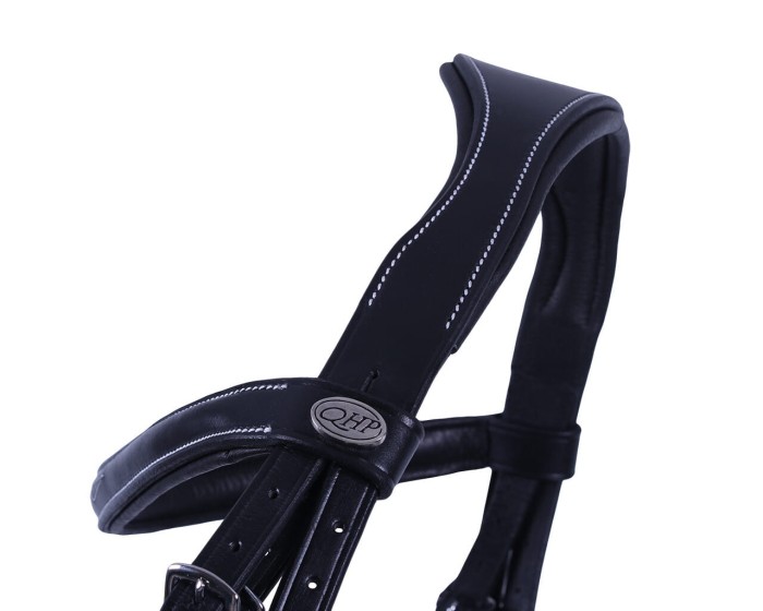 QHP ogłowie Luxury Stitched