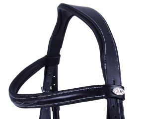 QHP ogłowie Luxury Stitched