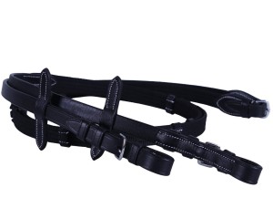 QHP ogłowie Luxury Stitched