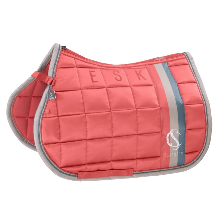 Eskadron czaprak Big Square Mattgloss Classic Sports 25 S/S - Coral Blossom