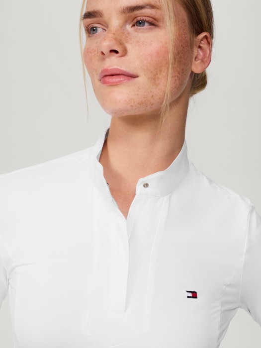 Tommy Hilfiger Equestrian koszulka konkursowa Avon - Optic White
