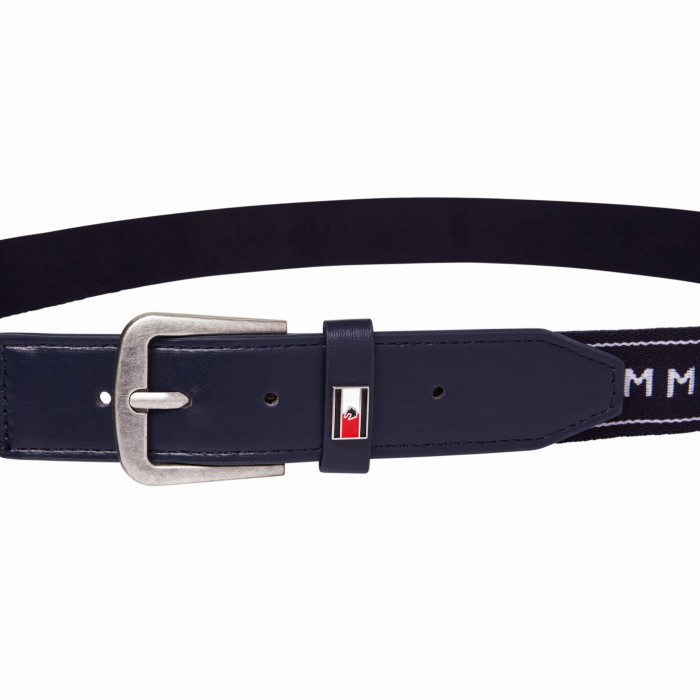 Tommy Hilfiger Equestrian pasek Cambria - Desert Sky