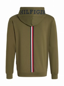 Tommy Hilfiger Equestrian męska bluza Glenn - Utility Olive