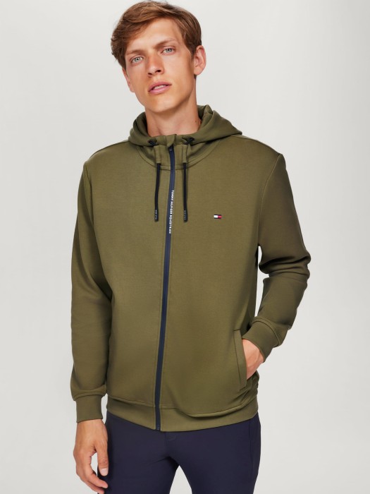 Tommy Hilfiger Equestrian męska bluza Glenn - Utility Olive