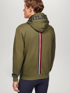 Tommy Hilfiger Equestrian męska bluza Glenn - Utility Olive