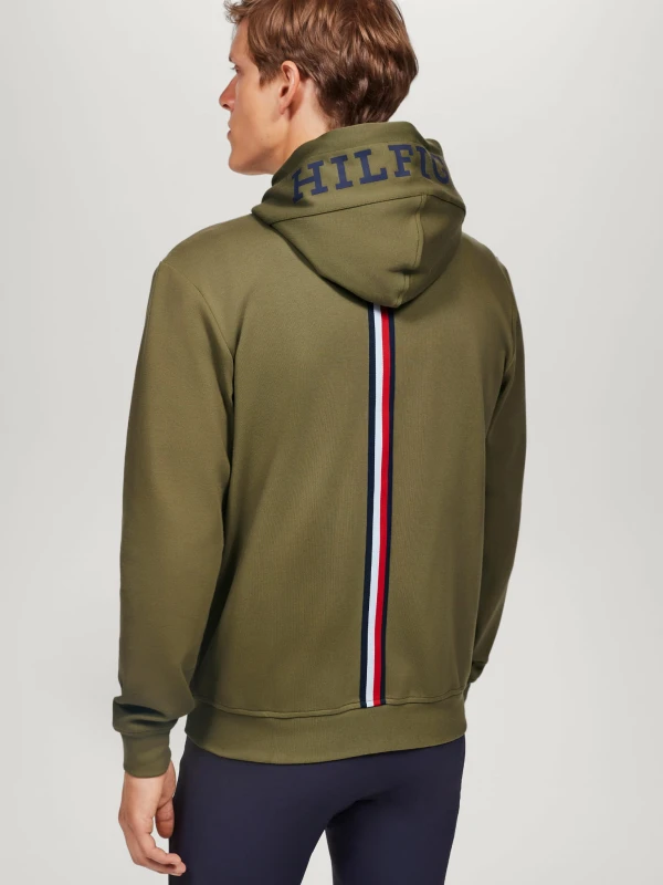 Tommy Hilfiger Equestrian męska bluza Glenn - Utility Olive