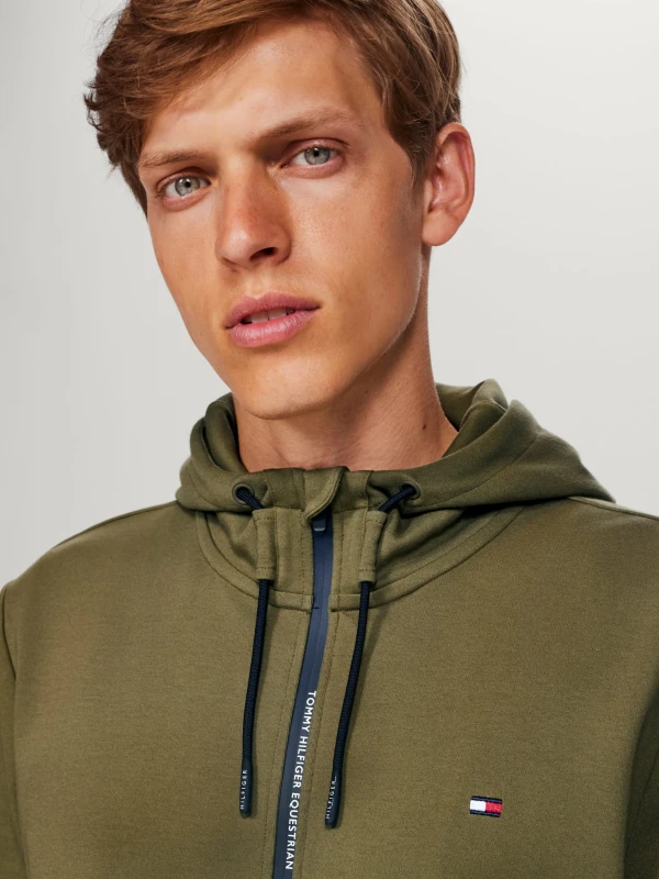 Tommy Hilfiger Equestrian męska bluza Glenn - Utility Olive
