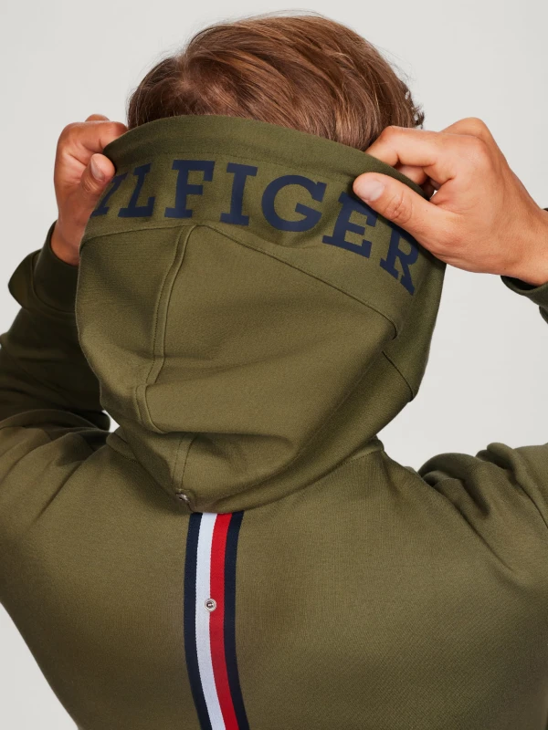 Tommy Hilfiger Equestrian męska bluza Glenn - Utility Olive