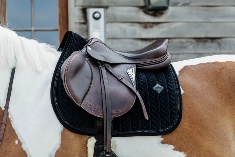 Kentucky czaprak Velvet Pearls - Black