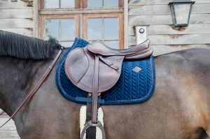 Kentucky czaprak Velvet Pearls - Navy