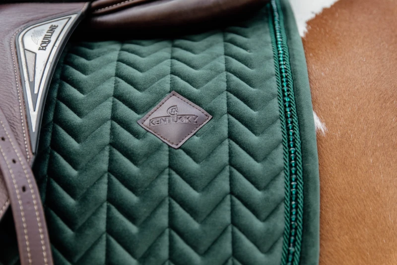 Kentucky czaprak Velvet Pearls - Pine Green