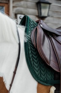 Kentucky czaprak Velvet Pearls - Pine Green