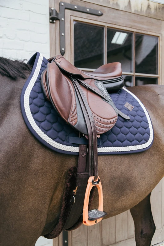Kentucky czaprak Plaited Cord - Navy