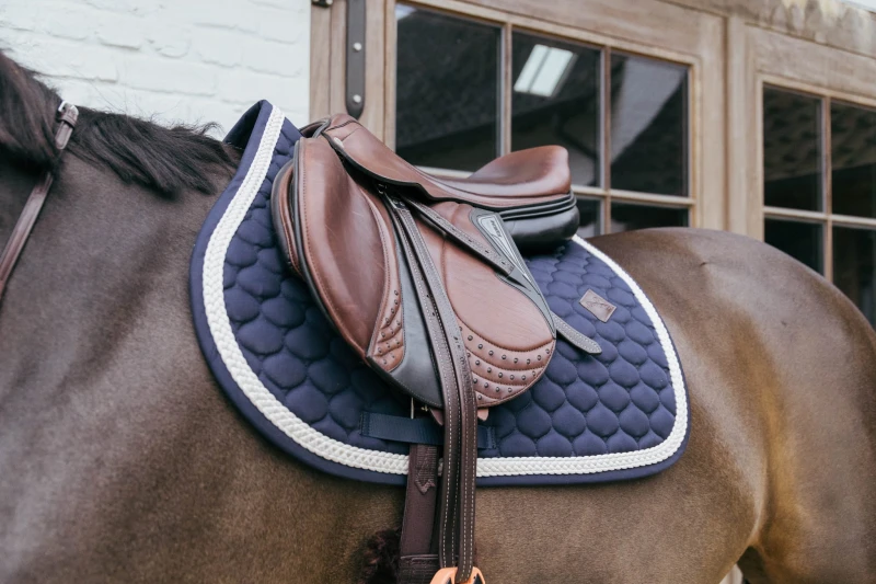 Kentucky czaprak Plaited Cord - Navy