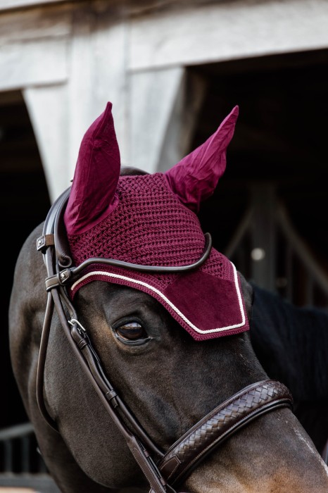 Kentucky nauszniki Wellington Velvet - Bordeaux