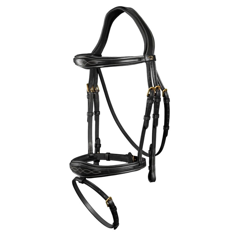 Dyon ogłowie anatomiczne Anatomic Flash Noseband Bridle