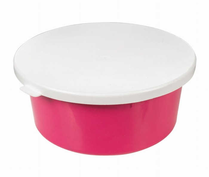 HKM miska na paszę z pokrywką Excellent 5L - różowa