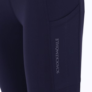 Schockemohle legginsy jeździeckie Air Sporty - Navy