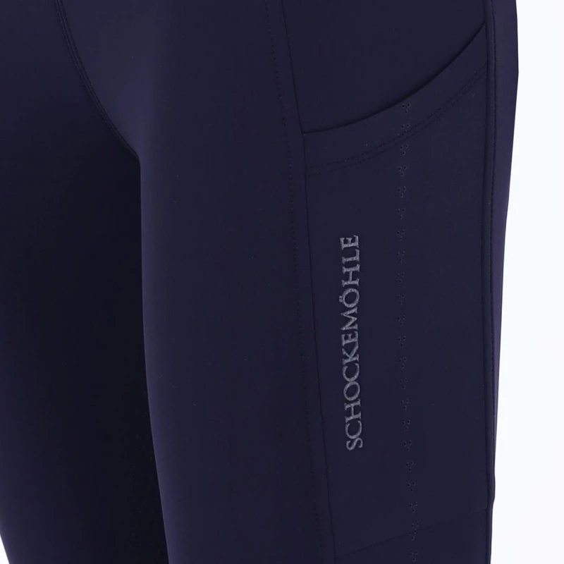 Schockemohle legginsy jeździeckie Air Sporty - Navy