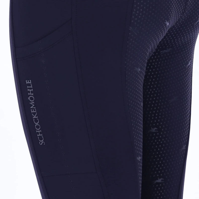 Schockemohle legginsy jeździeckie Air Sporty - Navy