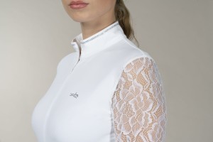 Schockemohle koszulka konkursowa SPAlicia Style - Optical White