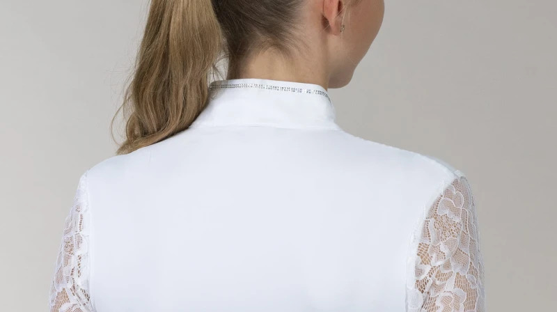 Schockemohle koszulka konkursowa SPAlicia Style - Optical White