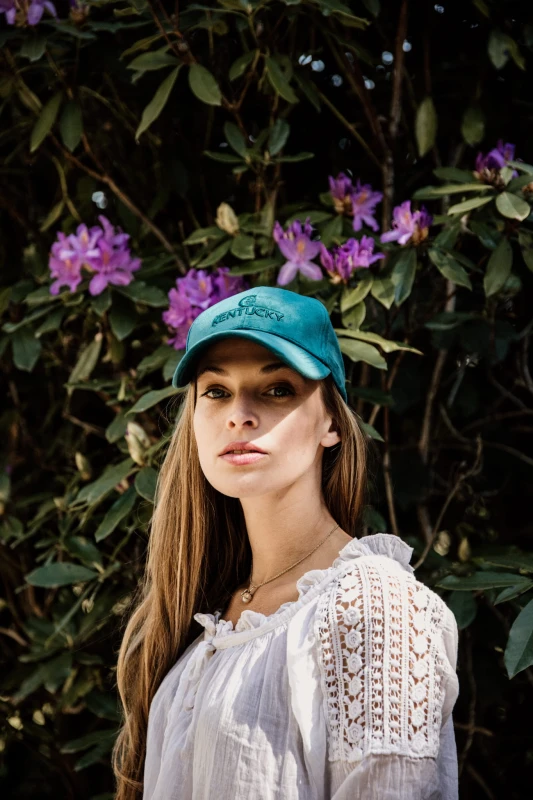 Kentucky czapka z daszkiem Velvet - Emerald