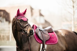 Kentucky czaprak Velvet - Fuchsia