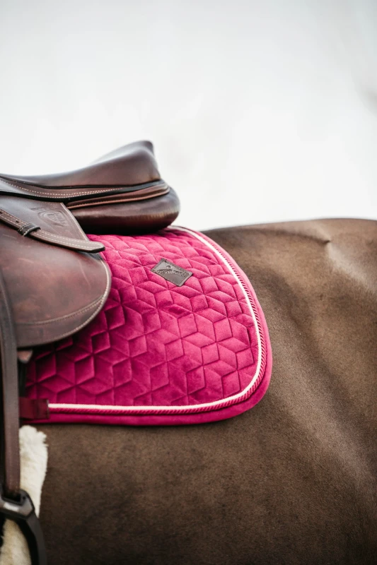 Kentucky czaprak Velvet - Fuchsia