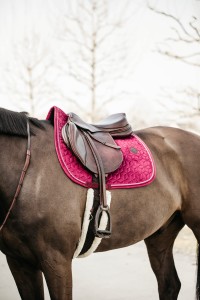 Kentucky czaprak Velvet - Fuchsia