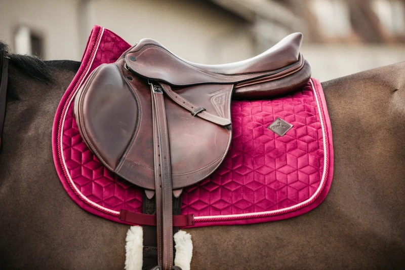 Kentucky czaprak Velvet - Fuchsia